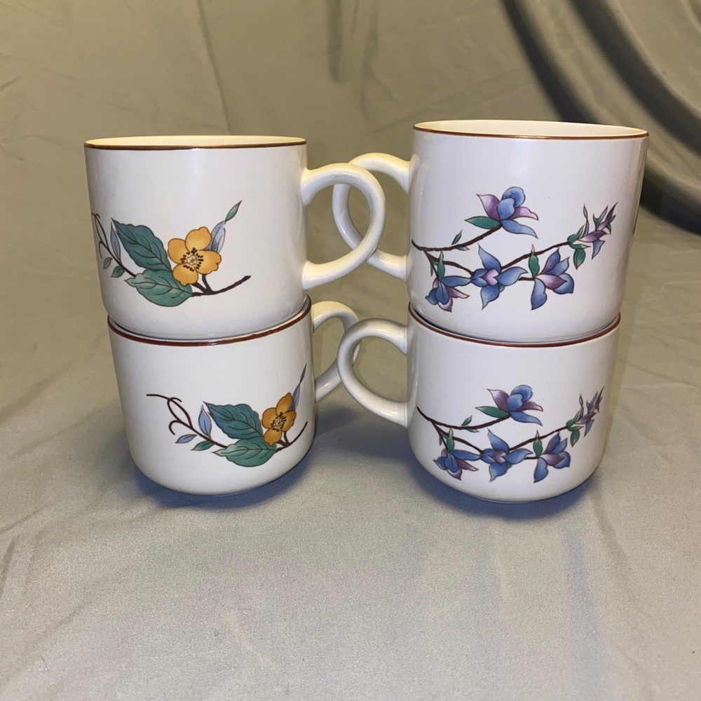 LOT of 4 Woodhill by citation coffee tea mugs